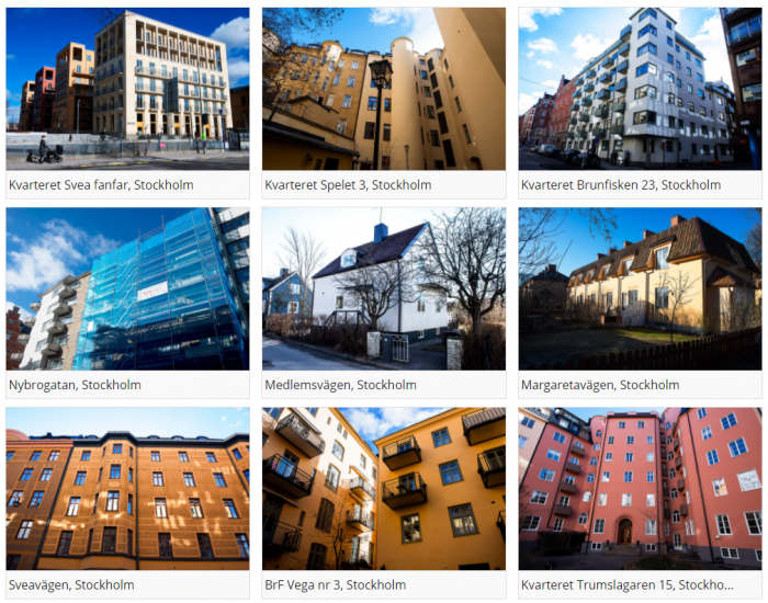 Referensfotograferingtill hemsida Stockholm fasad. Fotograf Paul Marshall 